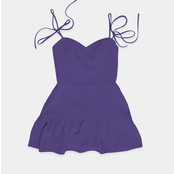 Amanda Uprichard Champagne Mini Romper (Small) - Picture 1 of 7